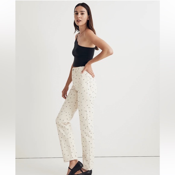 MADEWELL The '90s Straight Jean in Daisy Drizzle NWT - Picture 3 of 10